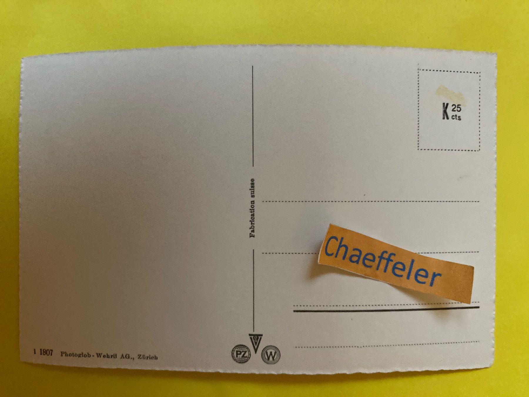 Cartes postales: Zürich Paradeplatz – D'occasion à Zürich par Chaeffeler 1
