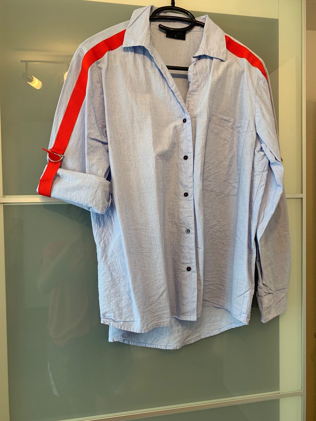 Camicette: NEU Damen Hemd Farbe Hellblau Grösse S, Baumwolle – Nuovo (secondo la descrizione) da Einsiedeln venduto da important__ 3