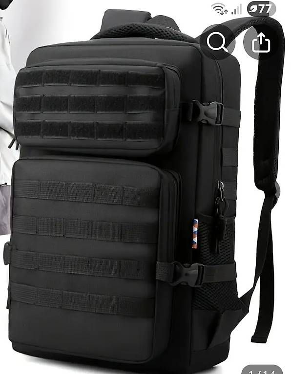 Zaini: Neuer Rucksack Schwarz – Nuovo e nell'imballaggio originale da Port venduto da sold54 1
