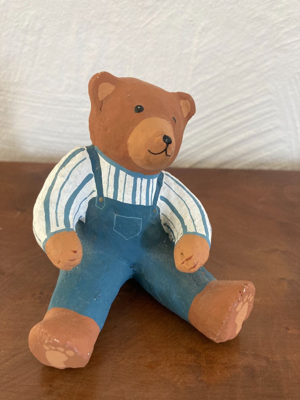 Statuette: Teddy Bär  Pappmache Vintage – Usato da Subingen venduto da ArtBead 6