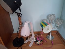 3 Lampen Nachttischlampen funktionstüchtig,Dekoleuchten