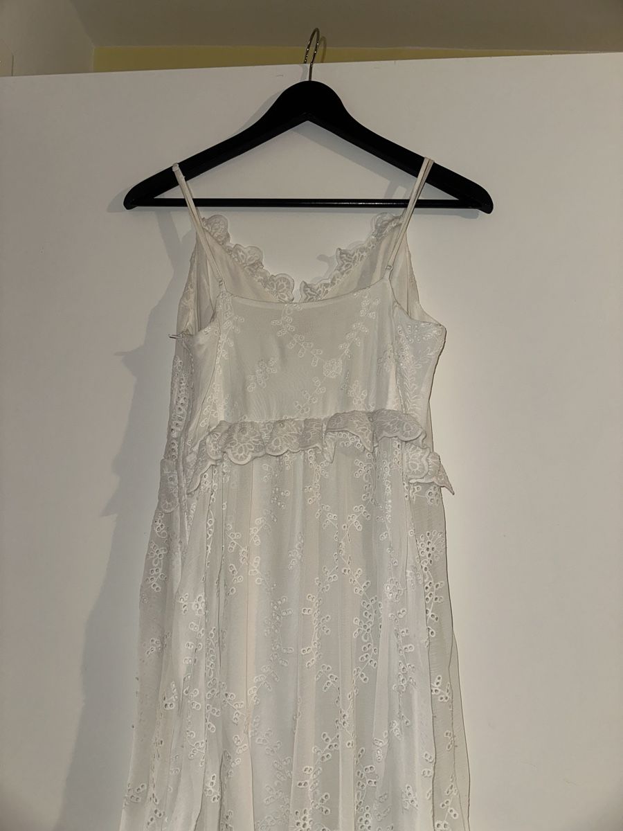 H&M Vestiti: Weisses Kleid mit Stickereien – Usato da Zürich venduto da laurenmzh 2