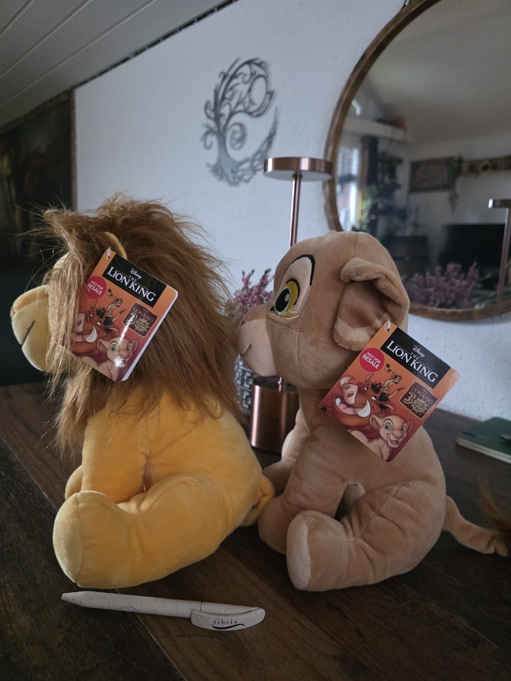 Disney Giocattoli: Peluche Simba e Nala, Il Re Leone, neue – Nuovo (secondo la descrizione) da luzern venduto da rinomaz 1