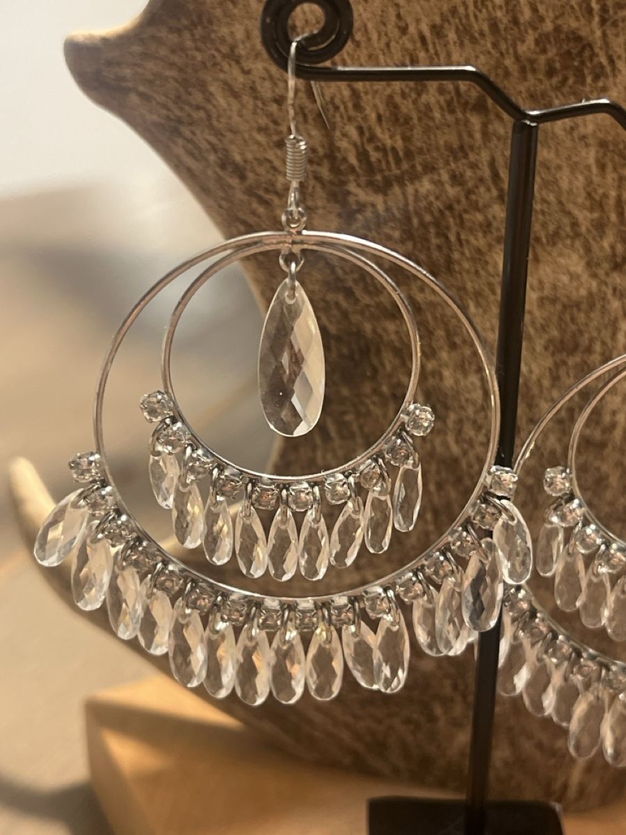 Orecchini pendenti & Orecchini a lobo: Funkelnde Ohrringe – Usato da Seon venduto da Sunny-Schmuck78 1