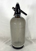 Siphon vintage verre et métal années 60 - Merkuria Kovocas