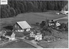 Flugaufnahme Ausflugs-Restaurant Weidenbad Männedorf