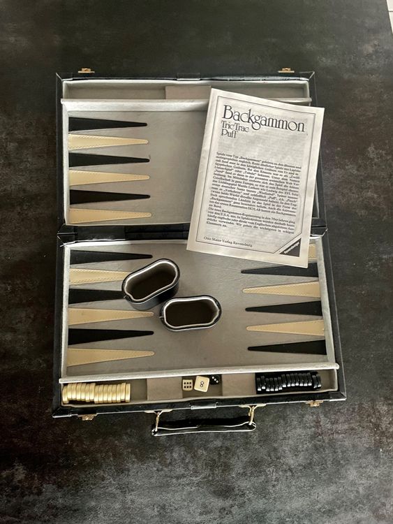 Coffret dames, échecs, backgammon - Jeux de dames, d'échecs