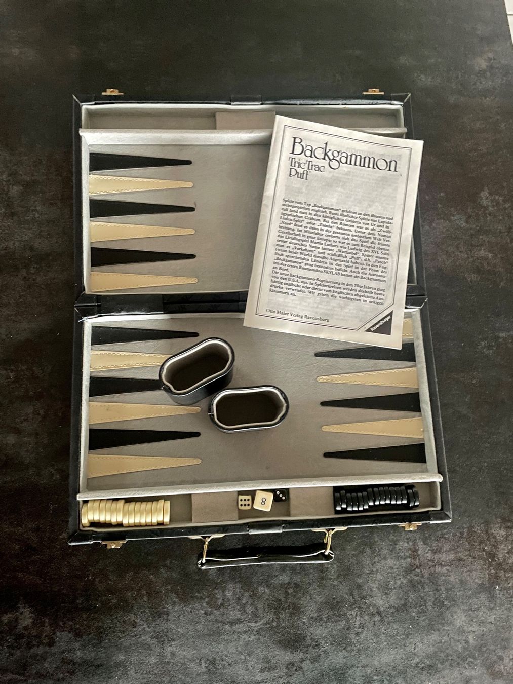 Ravensburger Giochi: Coffre de Jeu Vintage Backgammon Ravensburger – Usato da Vallamand venduto da Bricbracbroc82