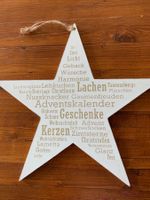 Holzstern Weihnachten 35 x 35 cm