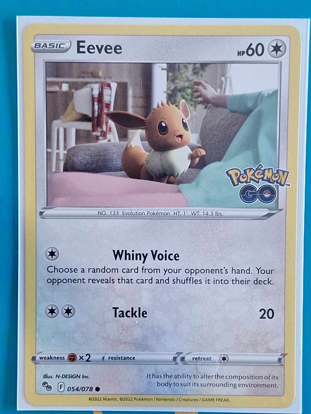 Pokémon Carte collezionabili: Eevee Evoli - Pokemon GO - #2.7 – Usato da Altstätten SG venduto da GGsGameshop