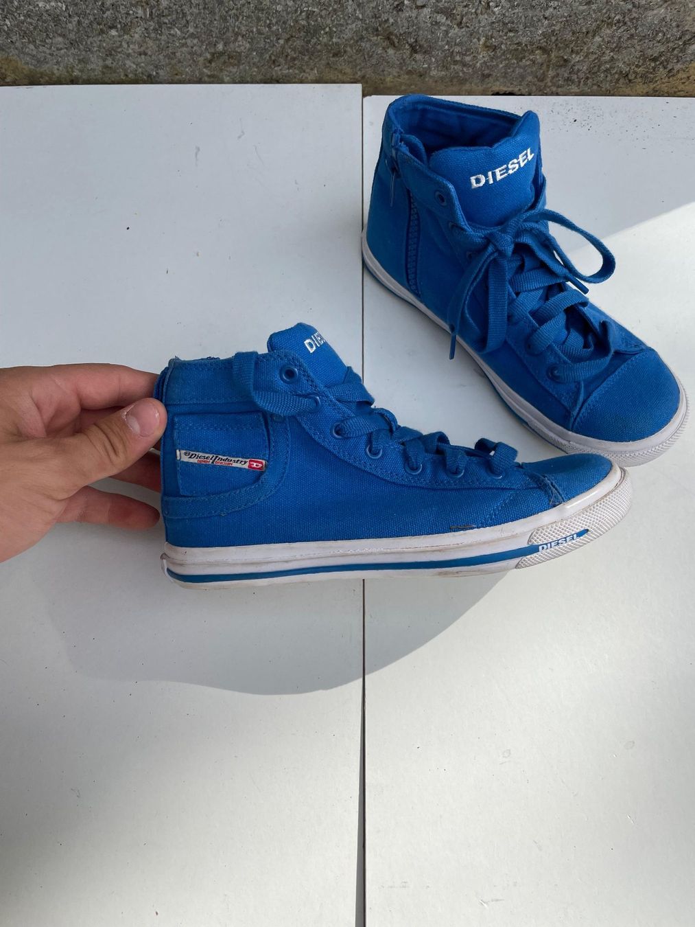 Diesel Scarpe per ragazzi: Diesel High-Top Sneaker blau – Usato da Ebikon venduto da el_Pedro 1