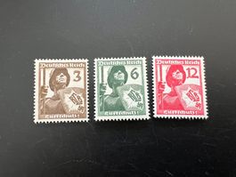 Deutsches Reich 1937  MiNr. 643-645 *  (5064)