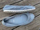 Scarpe da donna: Varese Ballerinas, hellblau Leder Gr. 36 – Usato da Füllinsdorf venduto da Sunnebliemli7 8