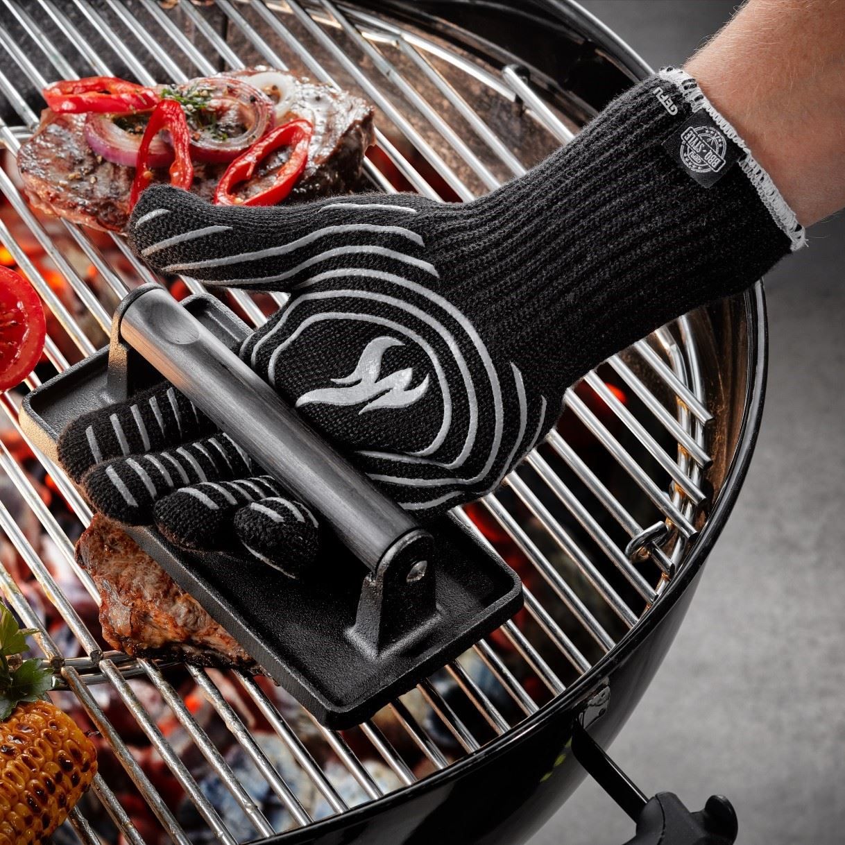 Guanti & manicotti: Grillhandschuh BBQ von Gefu – Nuovo e nell'imballaggio originale da Wettingen venduto da kochshop 2