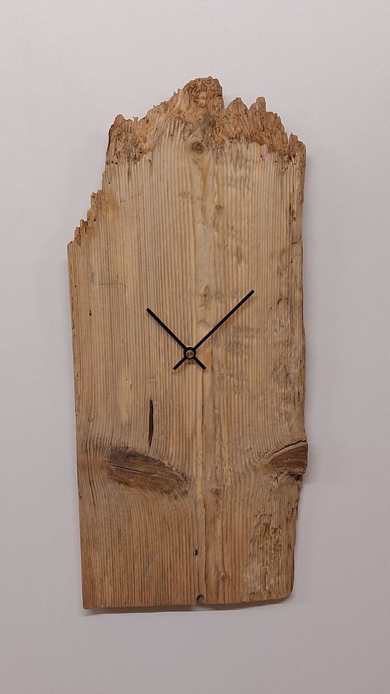 Orologi: Uhr aus einem Altholzbrett – Nuovo e nell'imballaggio originale da Egnach venduto da Oldwoodstyle 7