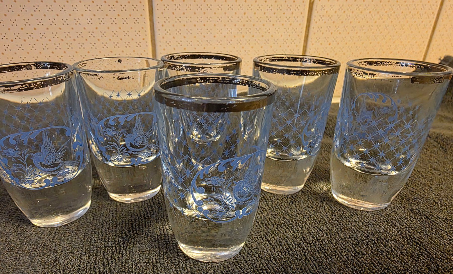 Bicchieri: 6x charmante Vintage Schnapsgläser – Usato da Richterswil venduto da adora88