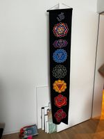 Wandbehang Chakra Symbole- Neuwertig