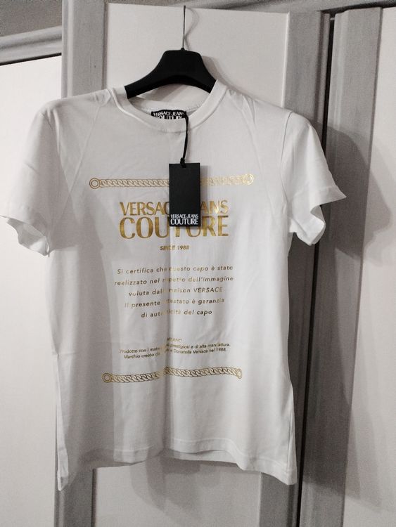Versace T-shirt: Versace Jeans Couture T-Shirt Gr M Neu – Nuovo e nell'imballaggio originale da Herbriggen venduto da IchMicha 1
