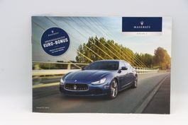 Maserati Ghibli Preise & Technische Daten Prospekt 2015