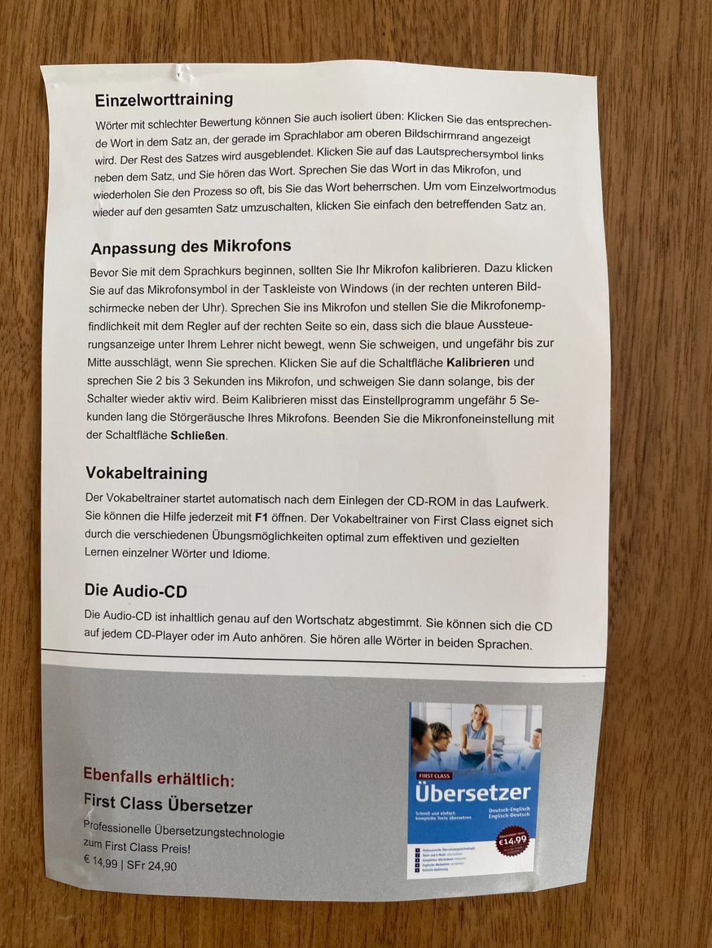 Bücher: Sprache Englisch lernen mit 5 CD's und Langenscheidts Buch – Gebraucht aus Unterterzen von bac_287t 5