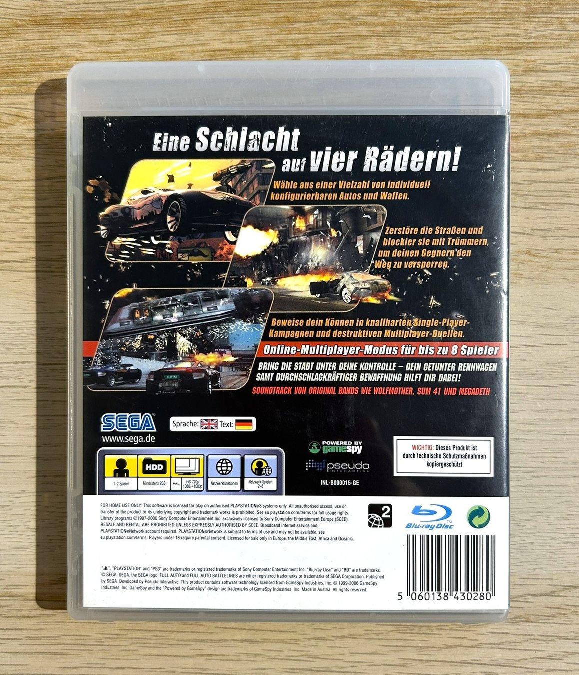 Sony Giochi: Full Auto 2 Battlelines PS3 – Usato da St. Gallen venduto da Alpine.Arcade 1