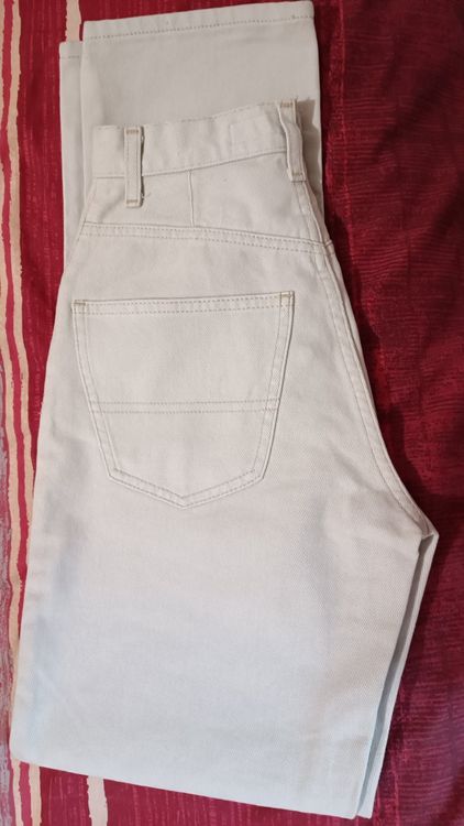 Jean Femme Taille 42 - Couleur Gris Noir, Coton, Coupe Droite Haute, Neuf Avec étiquettes