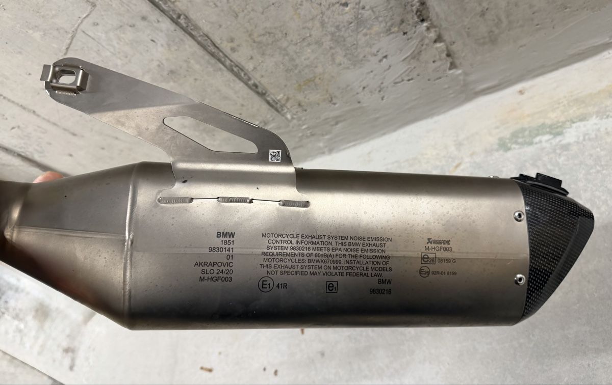 Sistemi di scarico: BMW S1000RR K67 Akrapovic Auspuff – Usato da Reichenburg venduto da tonyo01 1