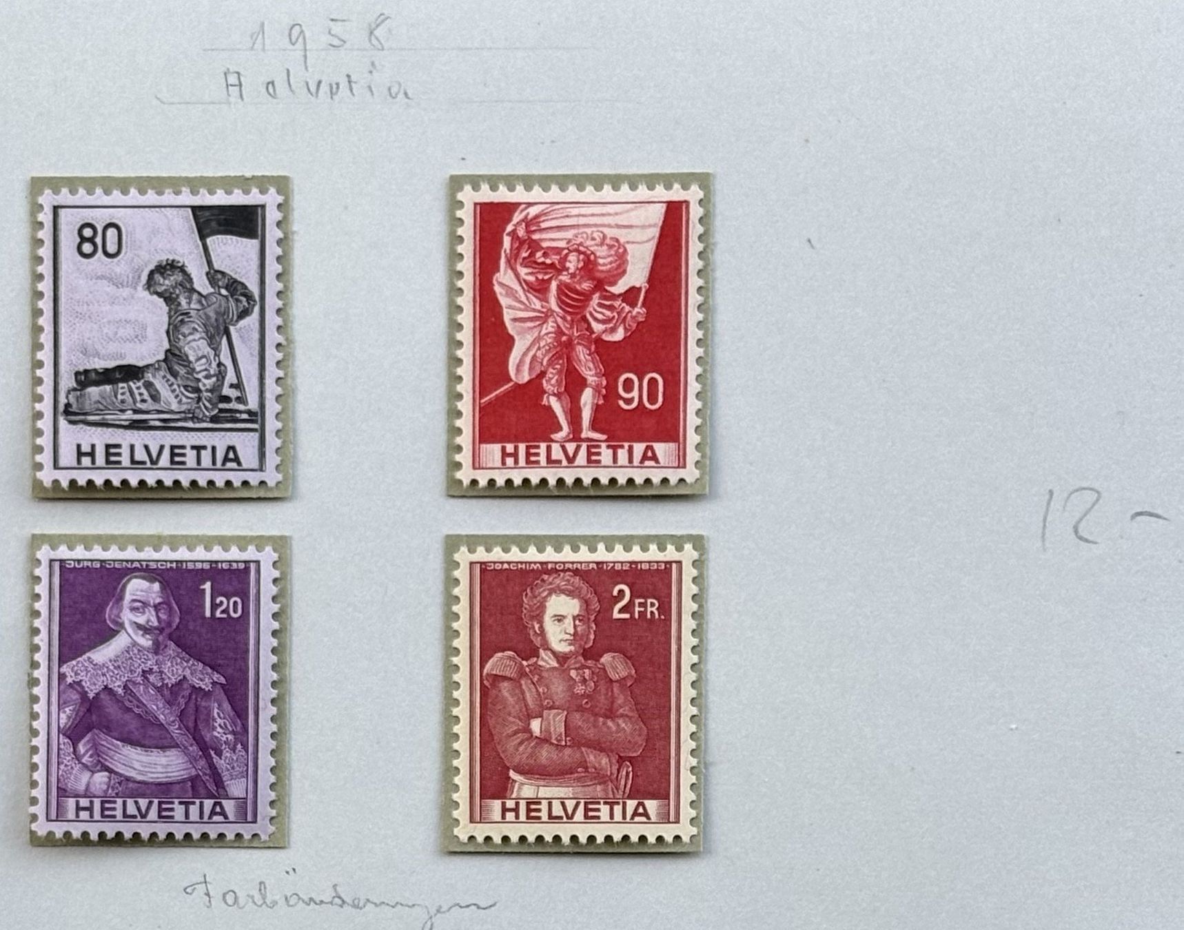 Tutti i francobolli: LOT SCHWEIZER BRIEFMARKEN NEU – Nuovo (secondo la descrizione) da Ostermundigen venduto da Heavenmaus75 1