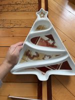 Antipastiera albero di Natale in porcellana Thun