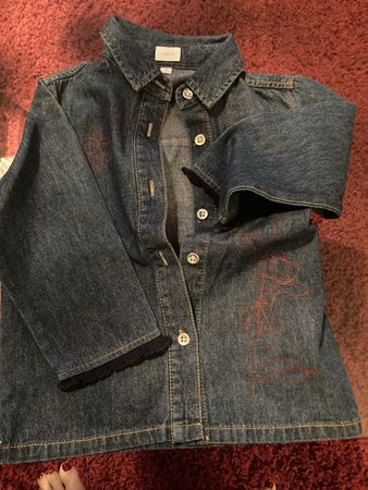 Neue Jeans Bluse 98