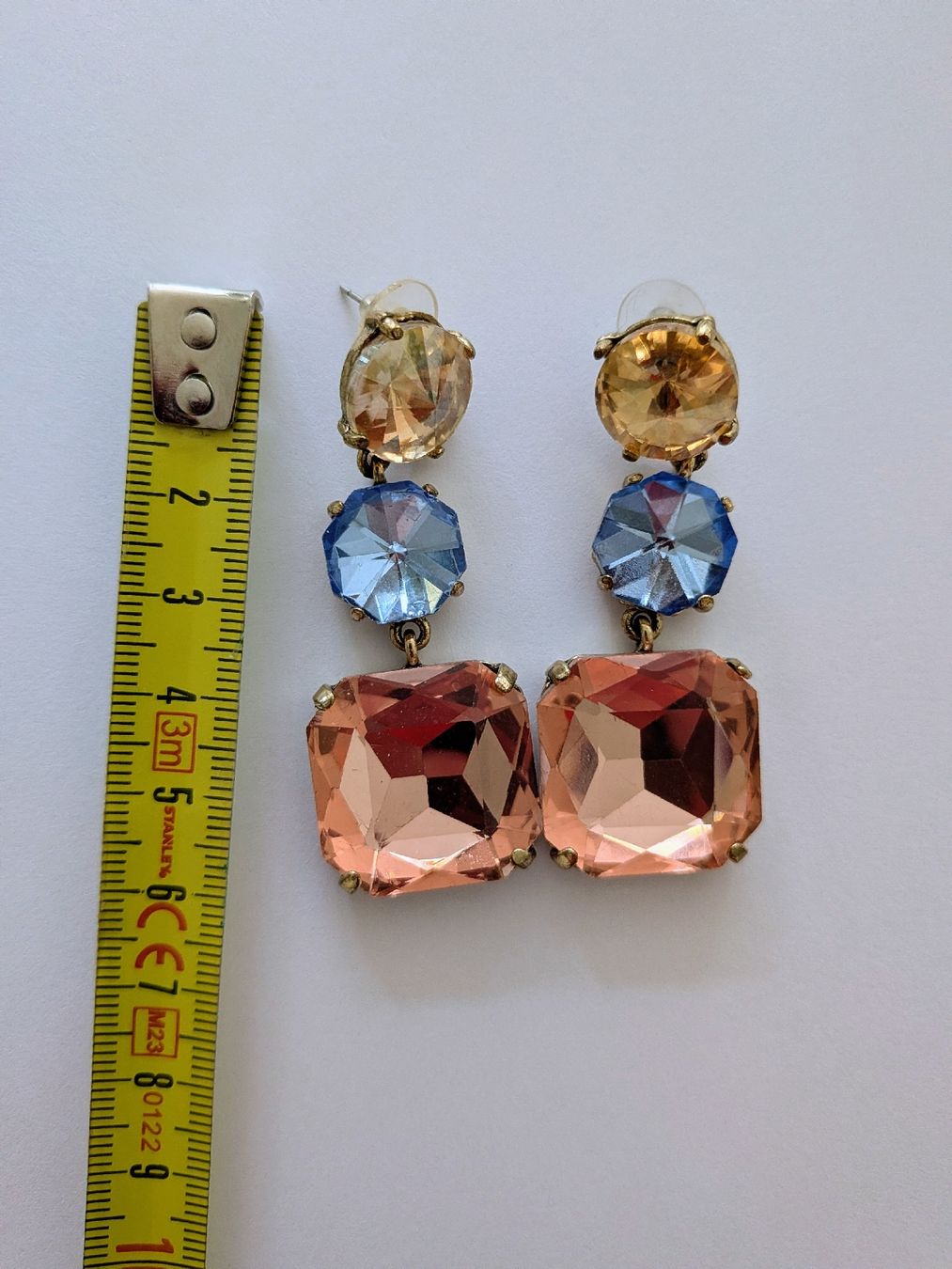 Ohrringe & -stecker: Statement earrings multi-gem  – Gebraucht aus Lachen SZ von joa_rf9n 2