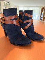 Navyboot Stiefelletten, dunkelblau, Wildleder Gr.38