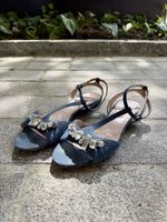 Miu Miu Jeans-Sandalen, Grösse 40