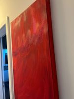 Rotes Bild mit wenig Glitzer