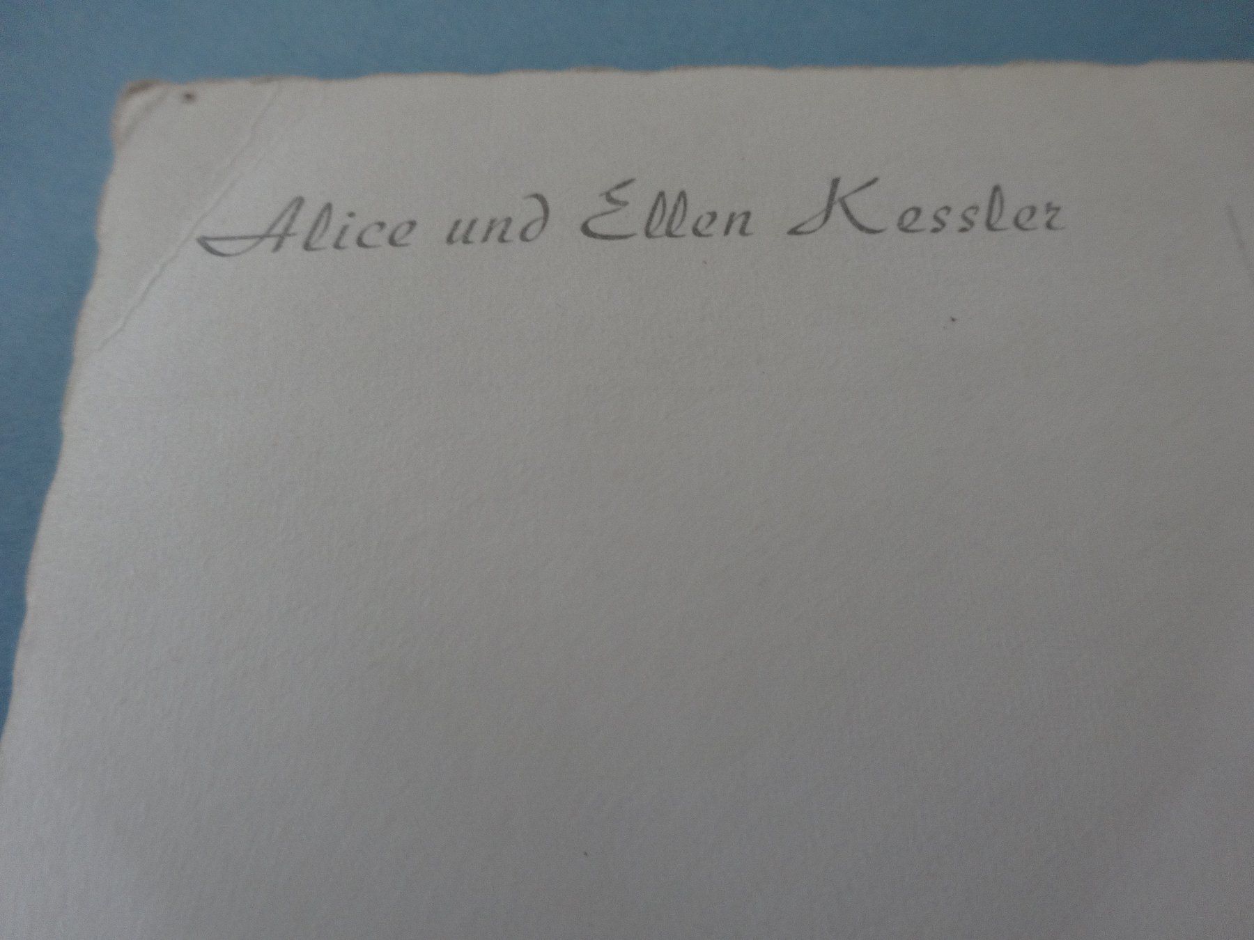 Autografi: Autogrammkarte Alice und Ellen Kessler – Usato da Neerach venduto da jenny062 7