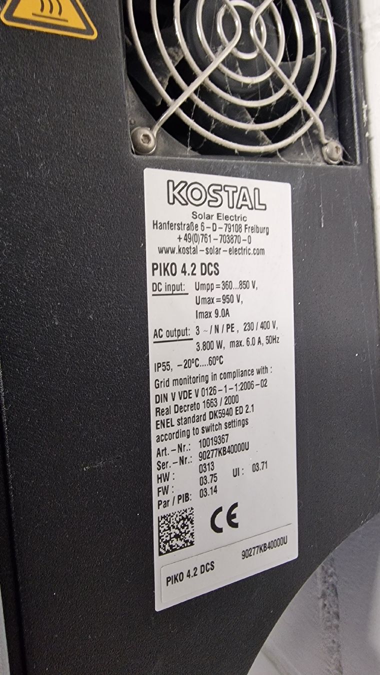 Dispositivi a energia solare: PVA Anlage 4 KWp – Usato da Thalheim AG venduto da Mwust 8