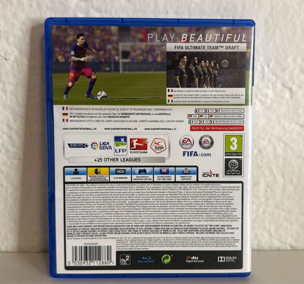 Sony Giochi: FIFA 16 PS4/PS5 Game Great Condition – Usato da Ehrendingen venduto da bubulence 1