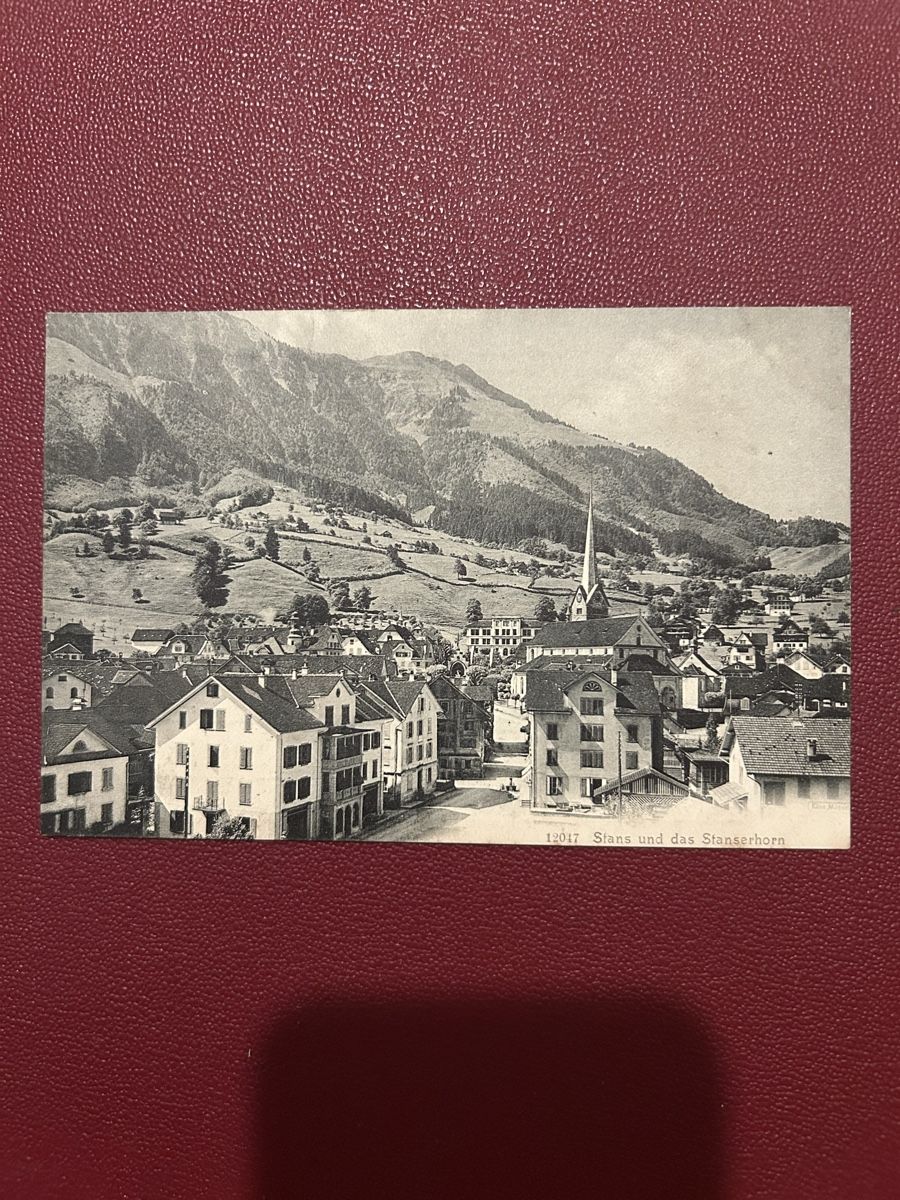 Ansichtskarten: Stans und das Stanserhorn 1905 – Gebraucht aus Breganzona von Milesbo