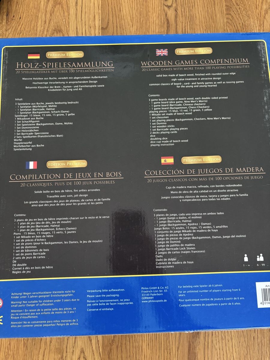 Giocattoli: Spiele Sammlungs-Set Premium Edition – Usato da Luzern venduto da bro_c8pg 1