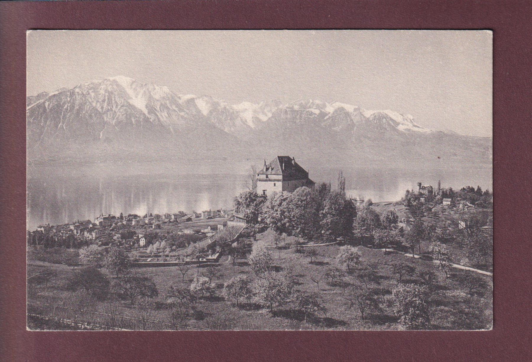 Cartoline postali: Château du CHÂTELARD - Alpes – Usato da Pully venduto da nicecards