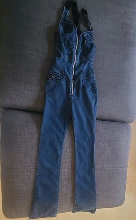 Diesel Jeans Jumpsuit Denim Overall XXS, neuwertig!