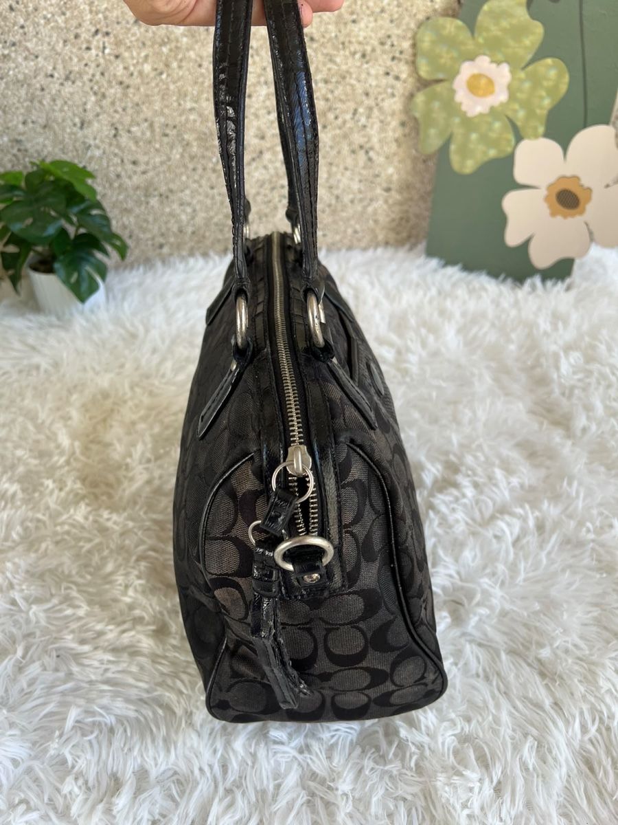 Coach Taschen für Damen: Handtasche Coach schwarz Monogramm Leder 36x23cm  – Gebraucht aus Eggenwil von CNSRVINTAGE 3