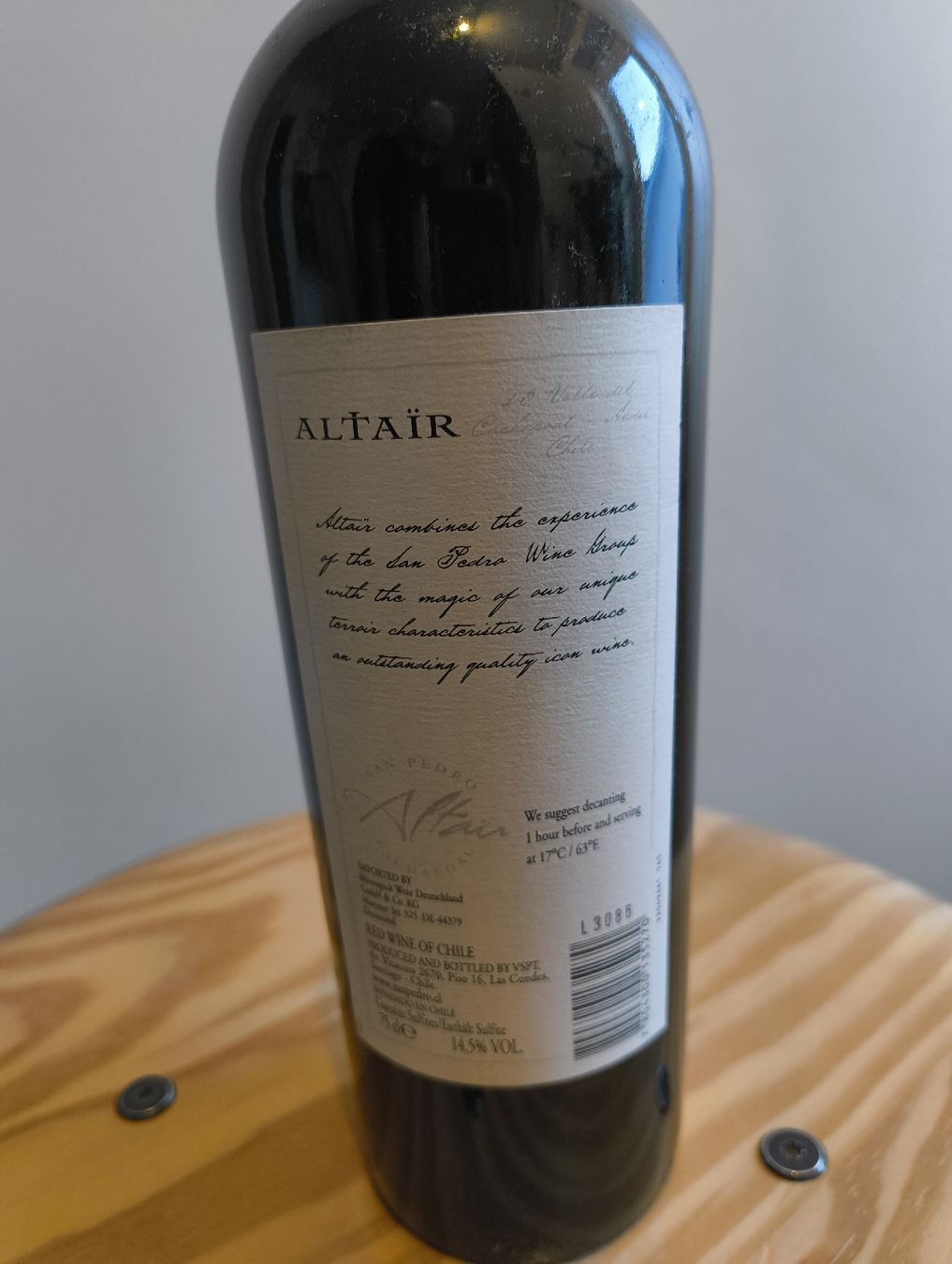 Vino: Chilenischer Rotwein Altaïr 2011 – Nuovo e nell'imballaggio originale da Luzern venduto da phi_w8tg 1
