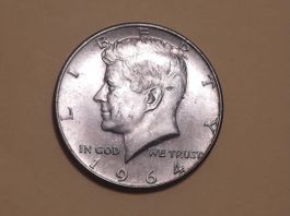 Kennedy Half Dollar 1964 Silver 🇺🇸 