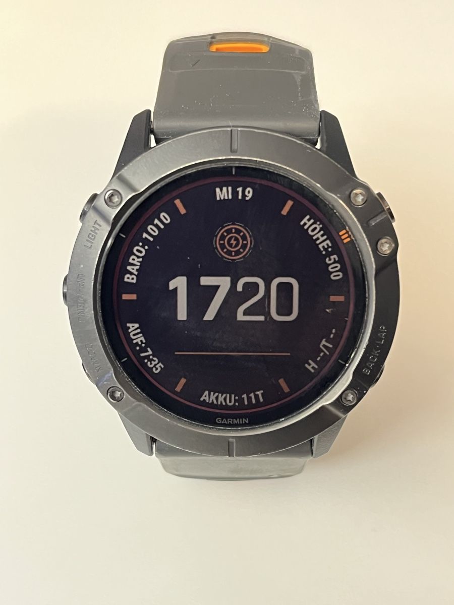 Garmin Smartwatch: Garmin Fenix 6X Solar Pro – Gebraucht aus Baar von Tua64reg