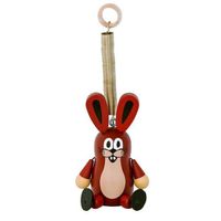 Figur Hase mit Ziehfeder