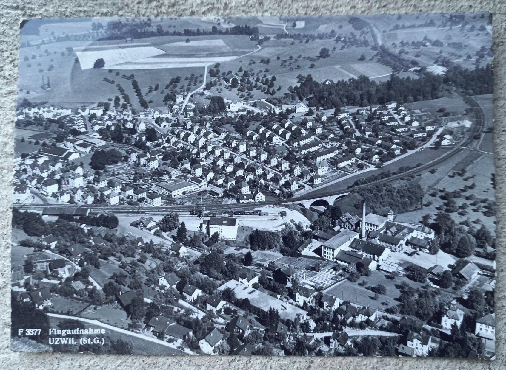 Ansichtskarten: AK Uzwil 1963 – Gebraucht aus Burgdorf von glasrabe01