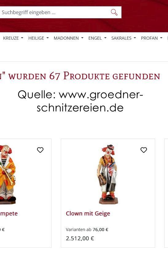 Figuren: Clown mit Schirm  -  Groedner Schnitzerei  -  60 cm – Gebraucht aus Luzern von Frizzz 2