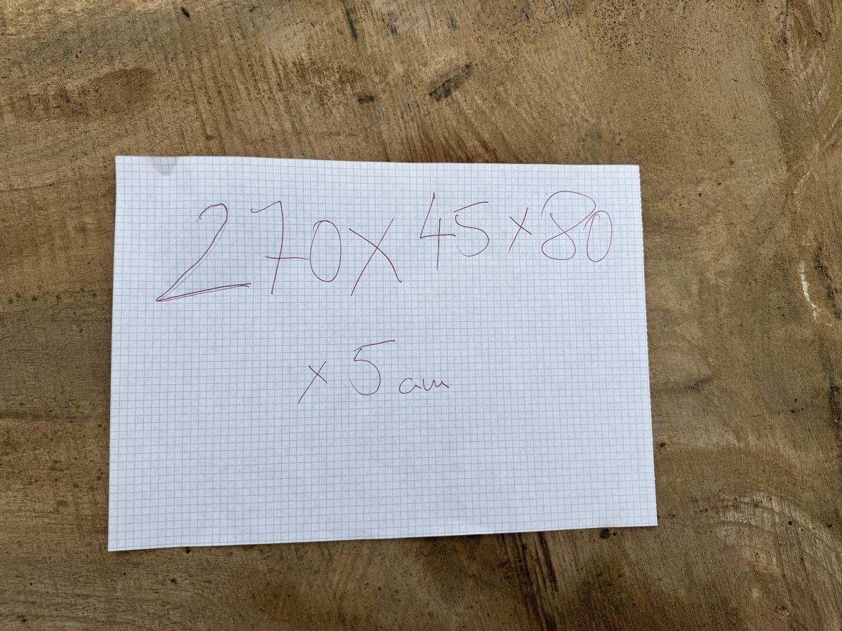 Articoli in legno: Nussbaum Klotzbrett 270  cm lang! – Usato da Gränichen venduto da onkel_xxl 2