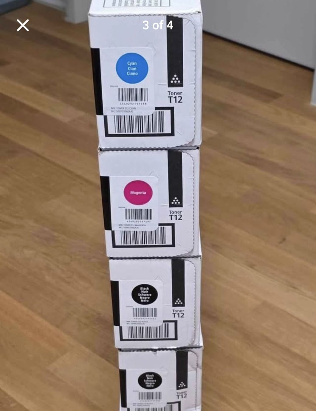 Canon Cartucce per stampanti & toner: Canon Tonner T12- set, Alle Farben inclusive. 5 Stuck – Nuovo e nell'imballaggio originale da Zürich venduto da mer_g99t 1
